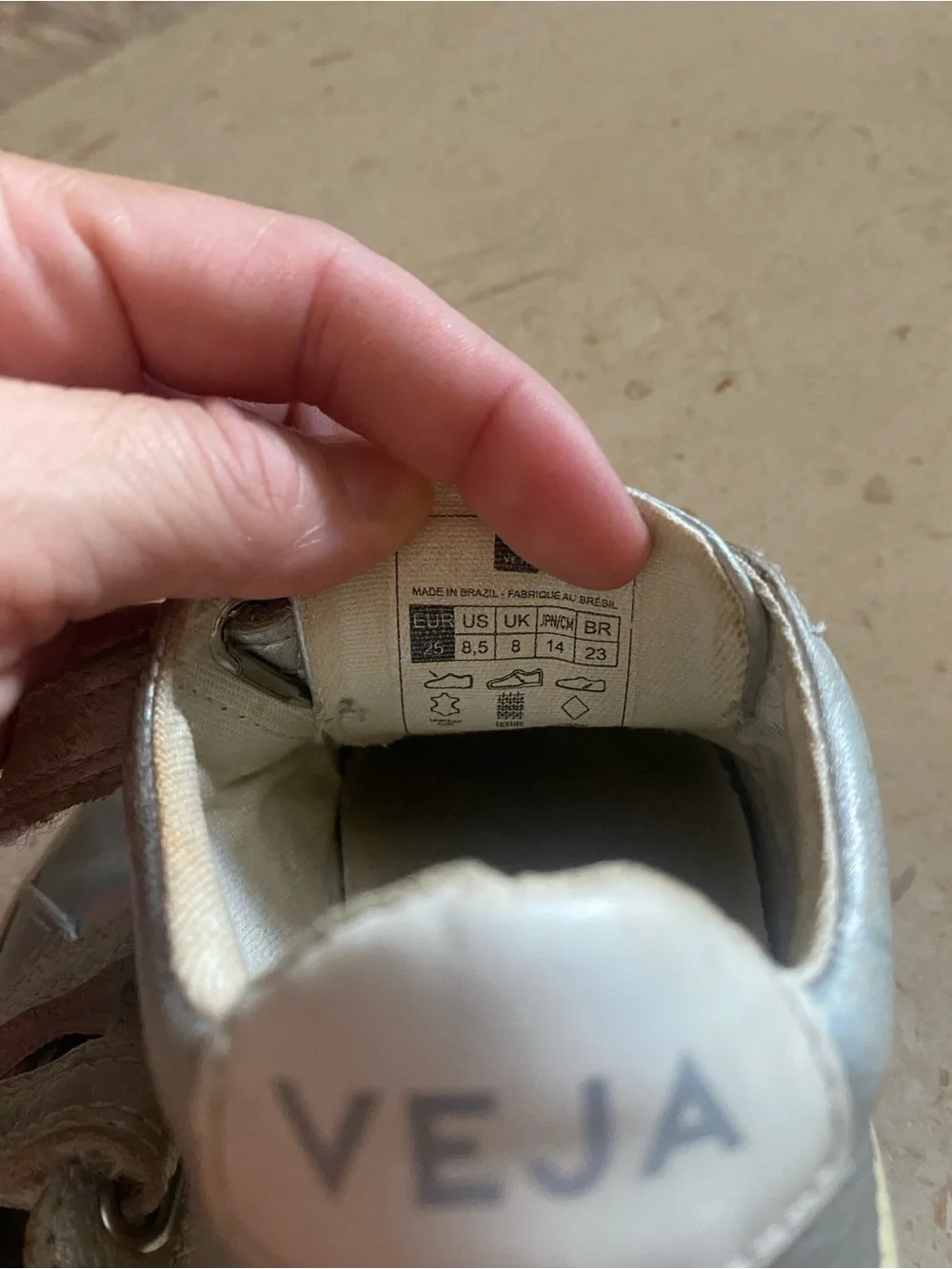 Veja Kids Silver Esplar Sneakers